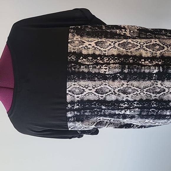 Snake Skin Print Tunic LLR Leah - Picture 3 of 4